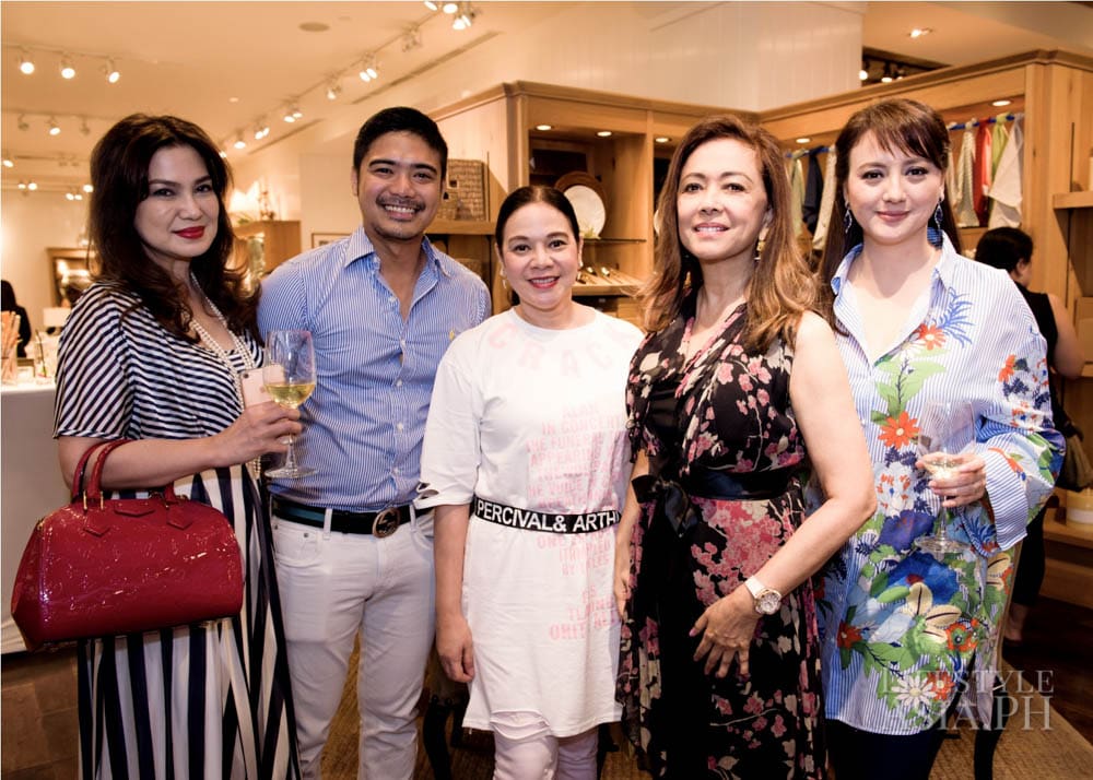 Yoli Ayson, John Paras, Ann Ong, Mayenne Carmona, and Suzette Lopez