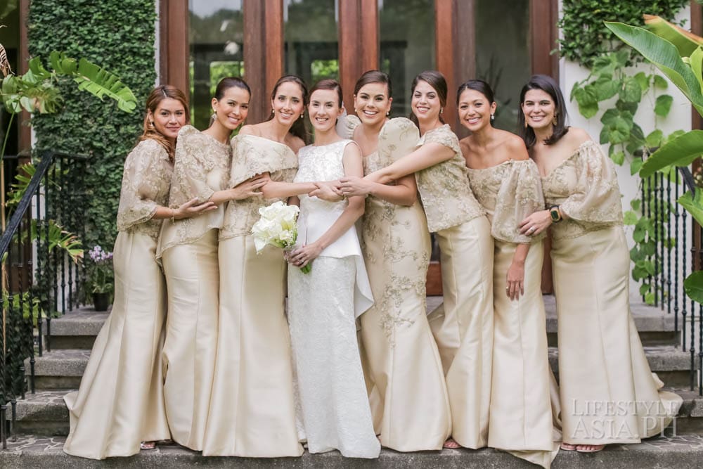 Ines Lobregat, Jessica Maxwell, Mariana Treviño, the Bride, Ines Borromeo, Manuela Garcés, Raisa Vargas and Mariana