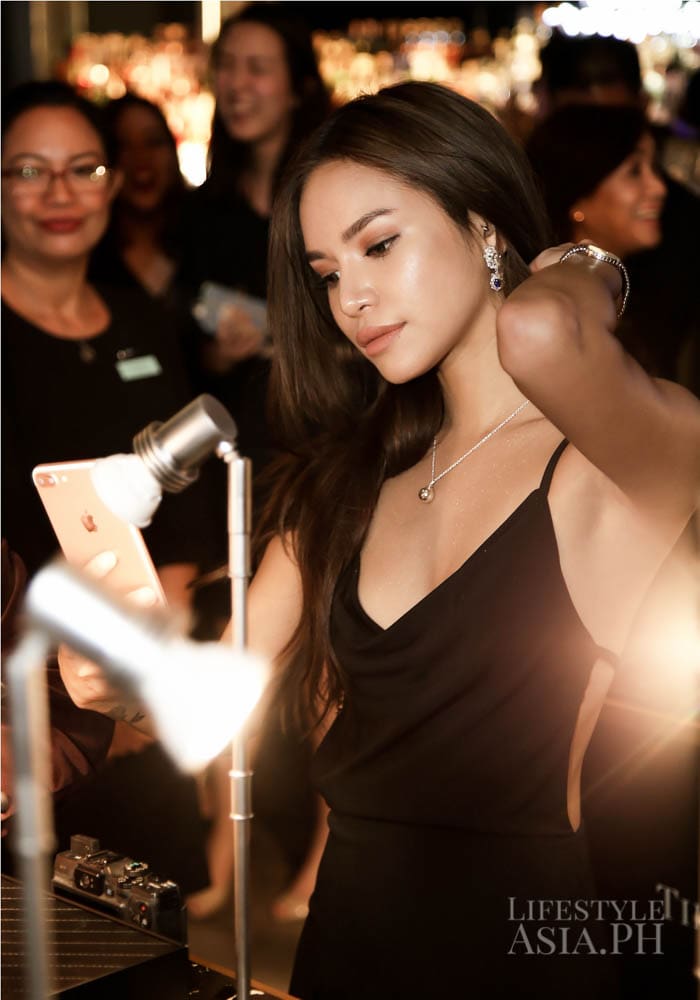 KC Del Rosario wearing Tiffany Hardwear