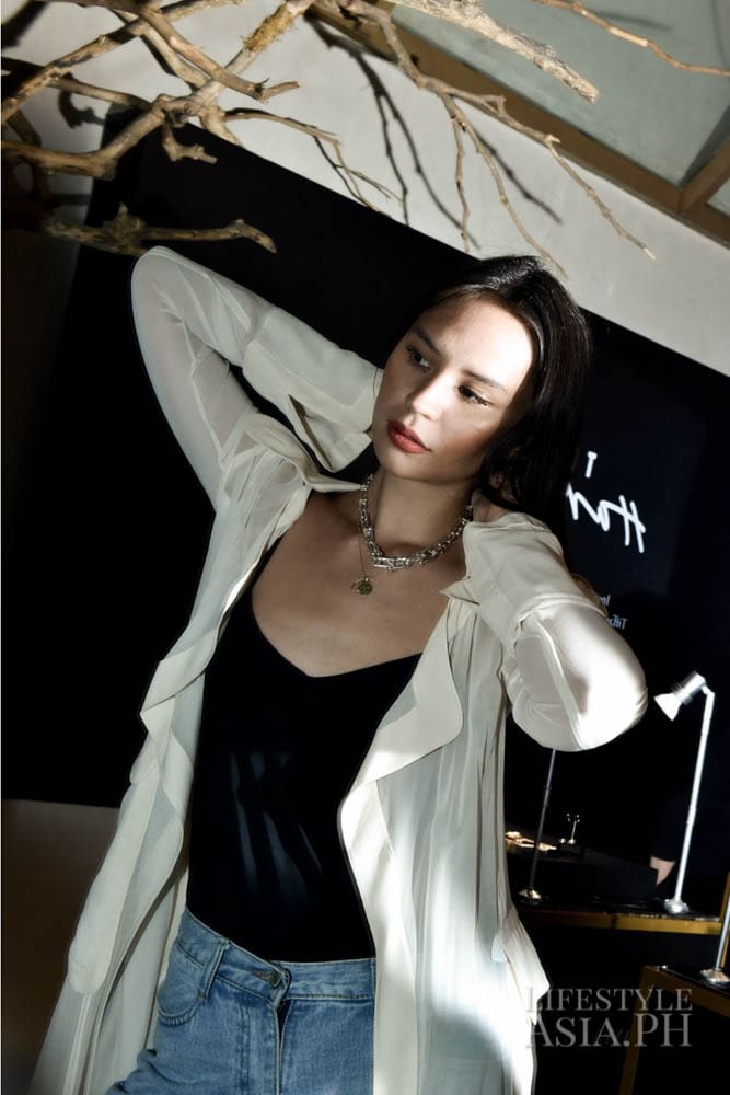 Jessica Wilson wearing Tiffany Hardwear