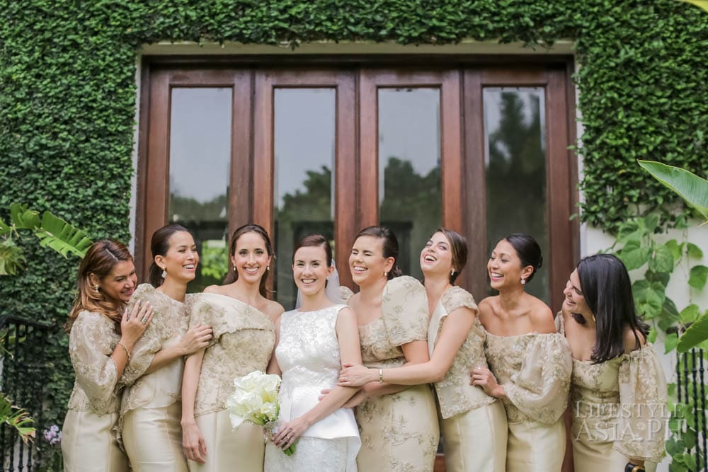Ines Lobregat, Jessica Maxwell, Mariana Treviño, the Bride, Ines Borromeo, Manuela Garcés, Raisa Vargas and Mariana