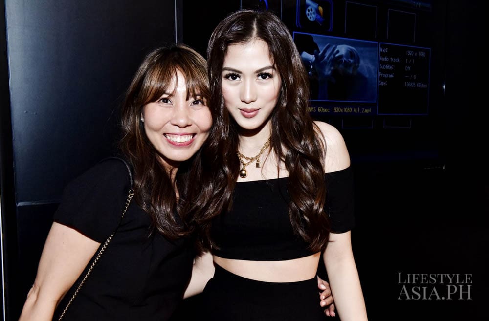 Tiffany & Co. PR Director in Asia Pacific Carolyn Giang, with Alex Gonzaga