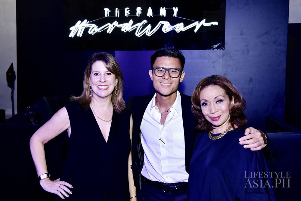 Tiffany & Co.’s Erika Kerner, with Rustan’s President Donnie Tantoco and Member of the Board Maritess Tantoco Enriquez