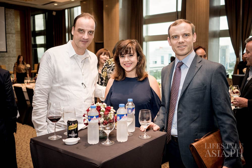 ADB's Peter and Sarah Marro, and Johannes Schneider