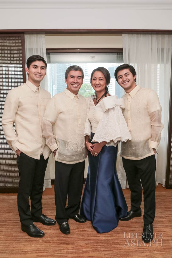 Carlos, Carlos Jr., Gigi and Eduardo Alvarez