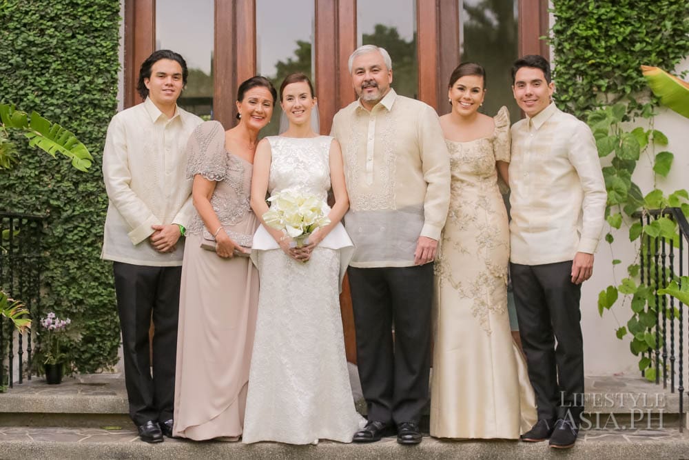 Carlos, Ines, Sofia, Gerardo, Ines and Andres Borromeo
