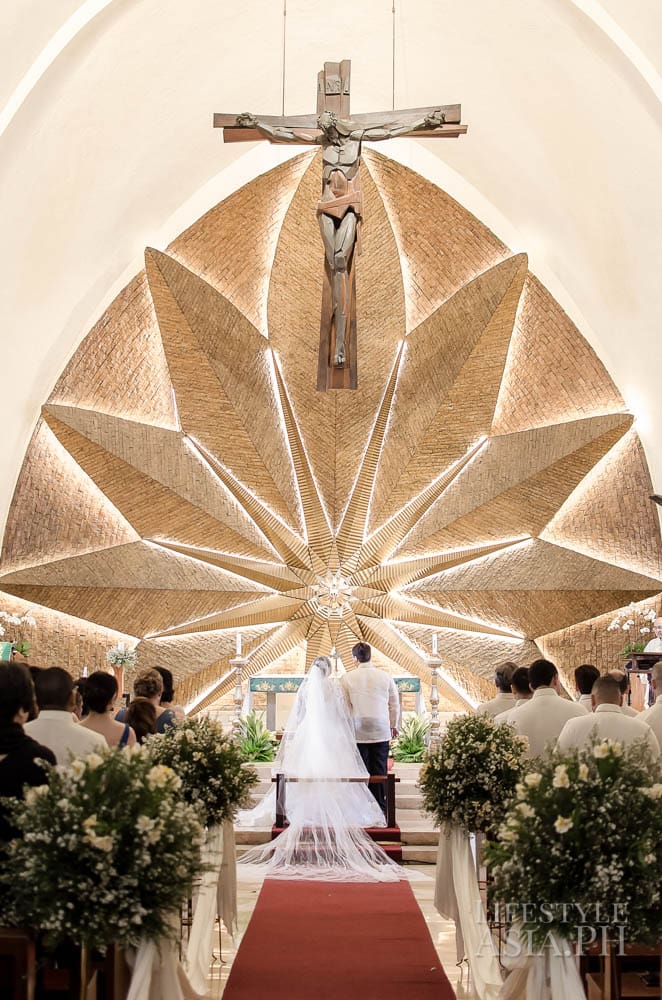 The ceremony at St. John Bosco Parish Church