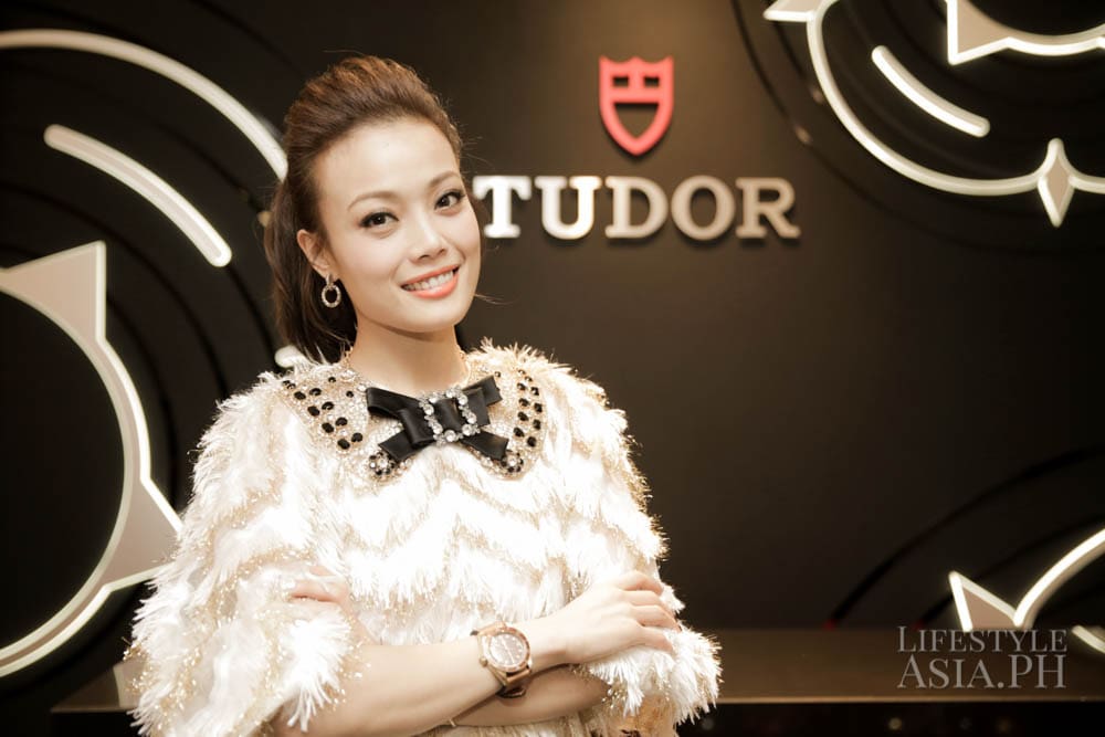 Hong Kong singer and actress Joey Yung attended Atom's exhibit launch