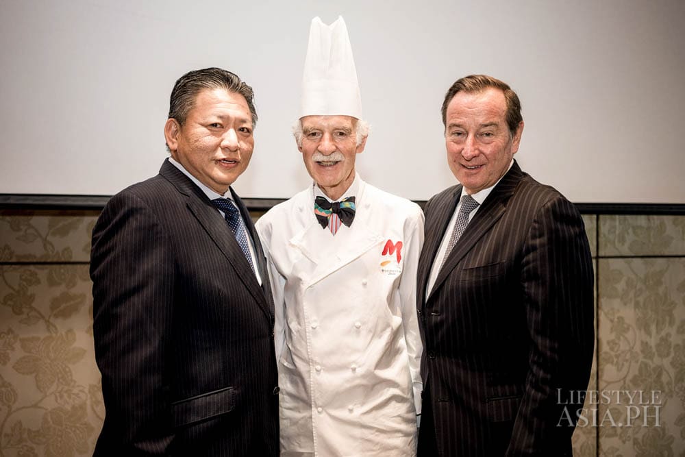 Xin Tian Ti President Samuel Po, Mr. Mosimann, Mr. Reichenbach