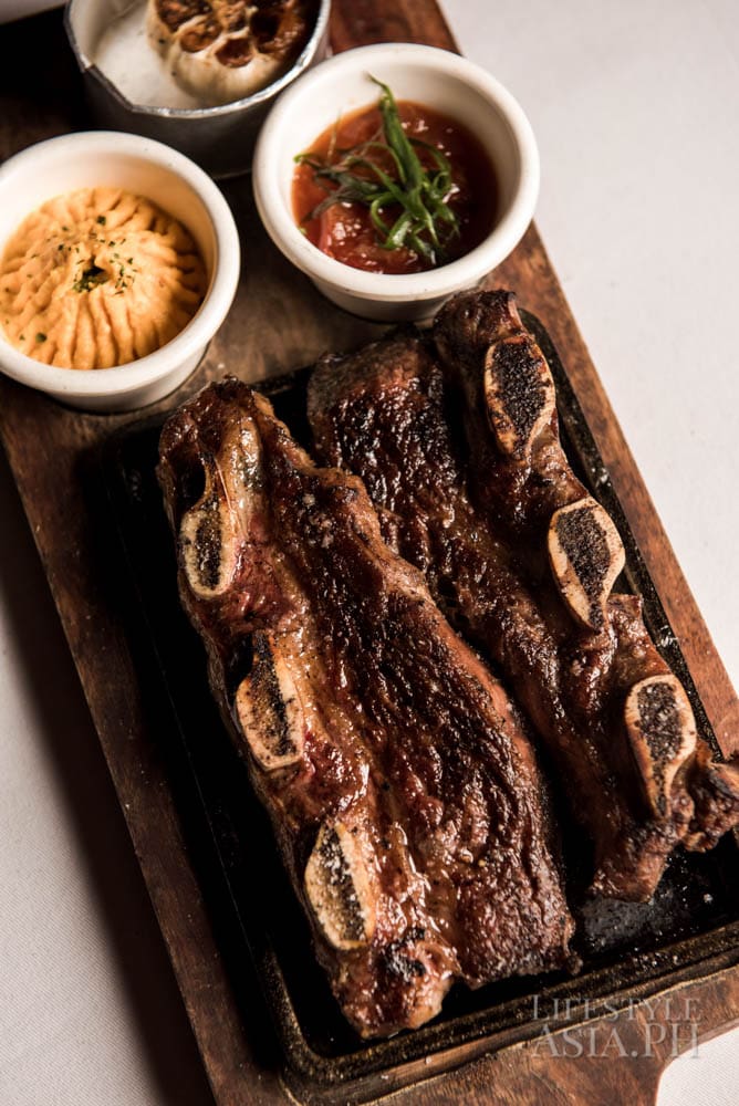 Steak fresh off the grill