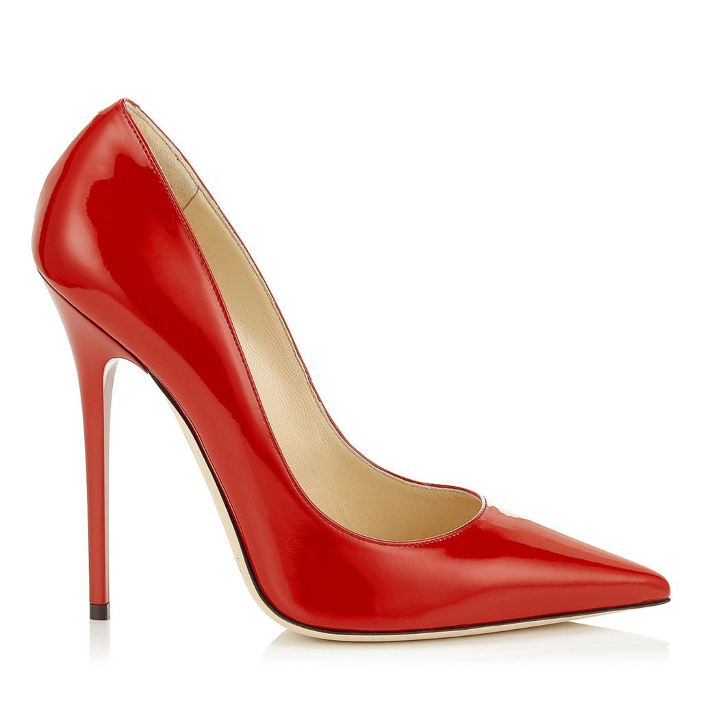 Jimmy Choo Red Anouk Pumps