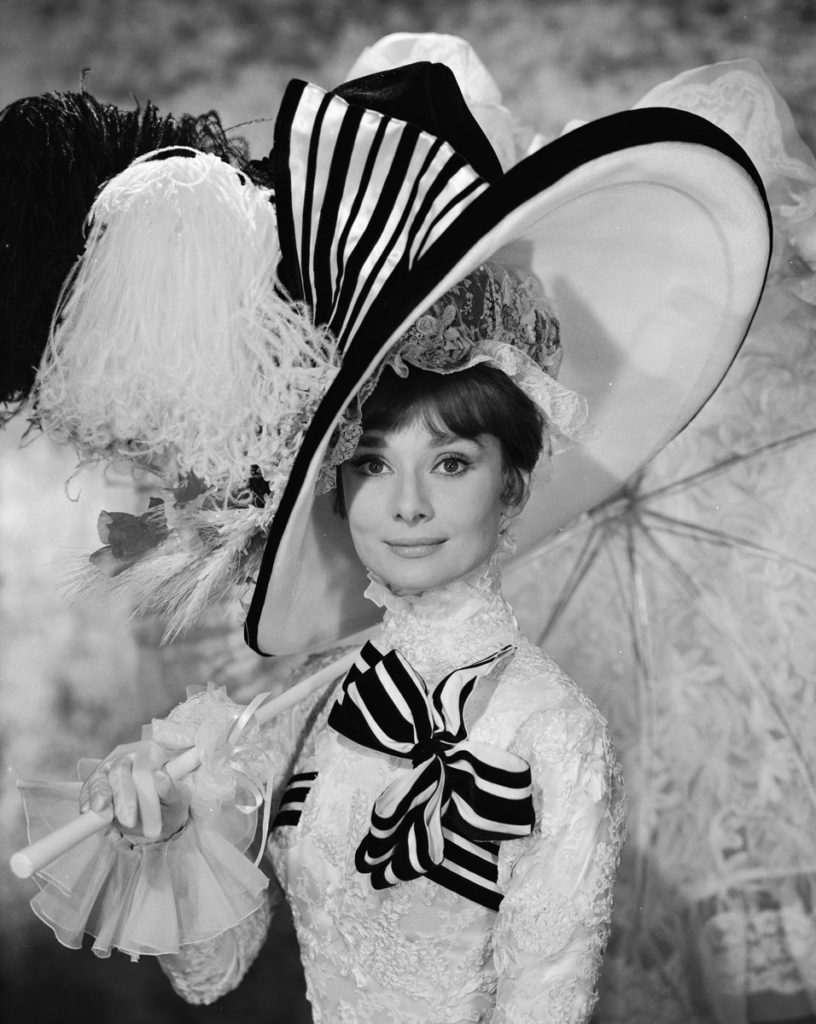 MY FAIR LADY Ascot costume designed by costume designer Cecil Beaton