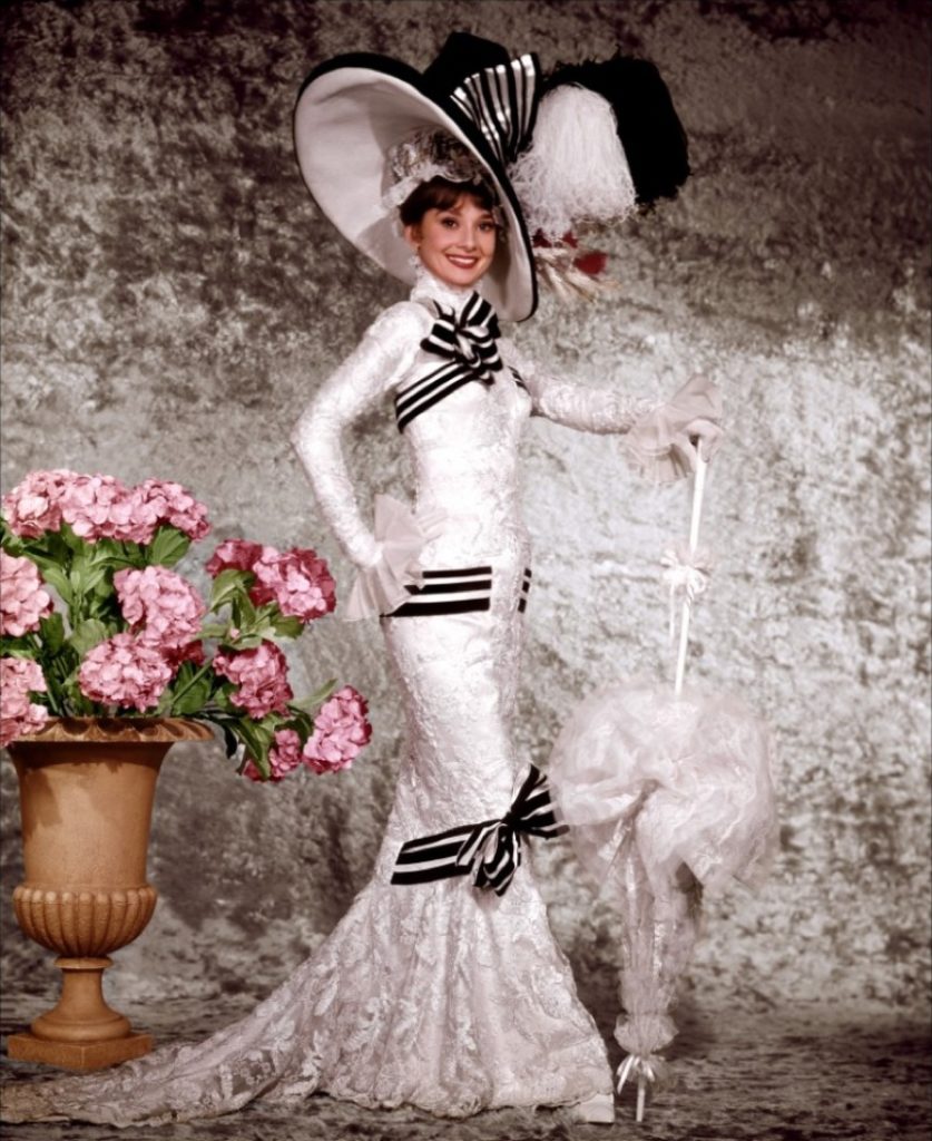 MY FAIR LADY Ascot costume designed by costume designer Cecil Beaton