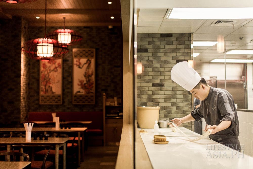 Hand-pulled noodles and wheat-based dumplings play a large part in Jing Ting's menu
