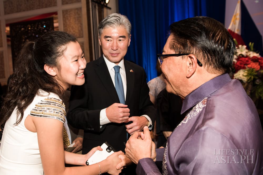 Erin and H.F. Ambassador Sung Kim