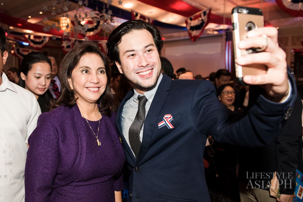 Vice President of the Philippines Leni Robredo and Rafael Cang