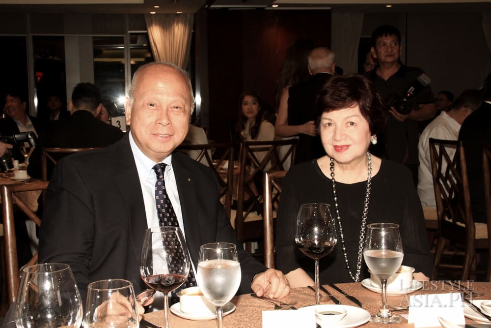 Amb. Jesus Tambunting with Mary Lou Hilado.