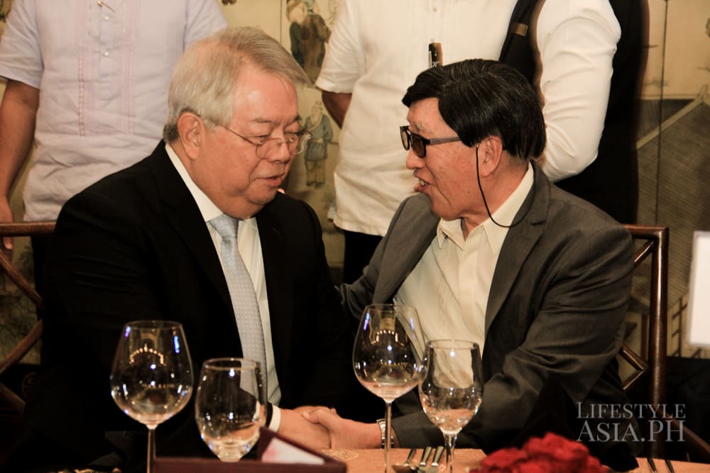 PHINMA president & CEO Ramon del Rosario with Dr. George S.K. Ty