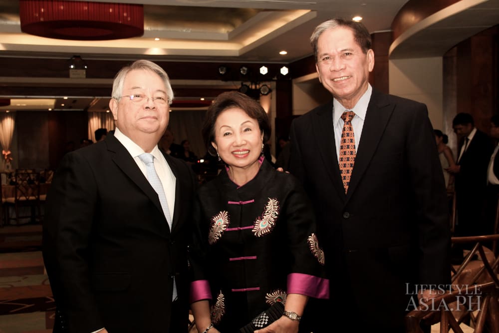 PHINMA president & CEO Ramon del Rosario; Yolly and Senen Bacani