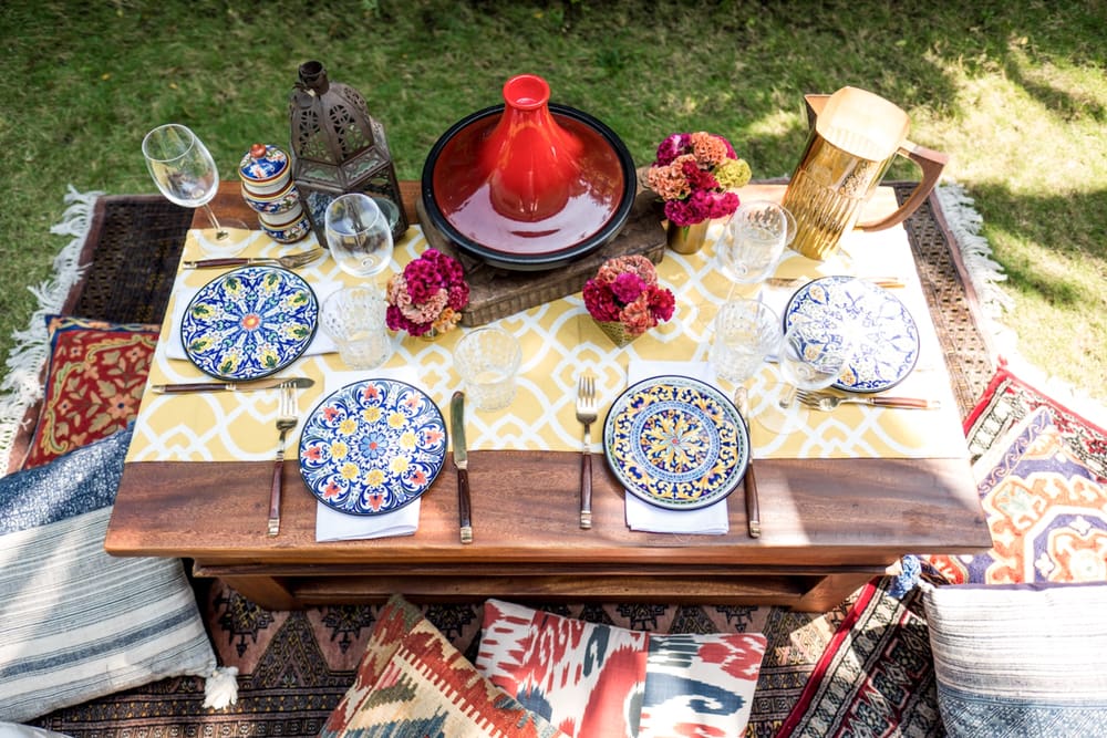 Moroccan Lunch Setting