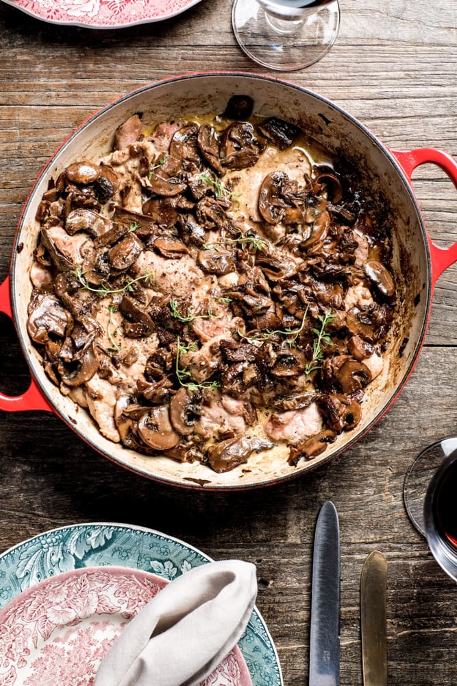 Porcini and Marsala Pork Tagliata