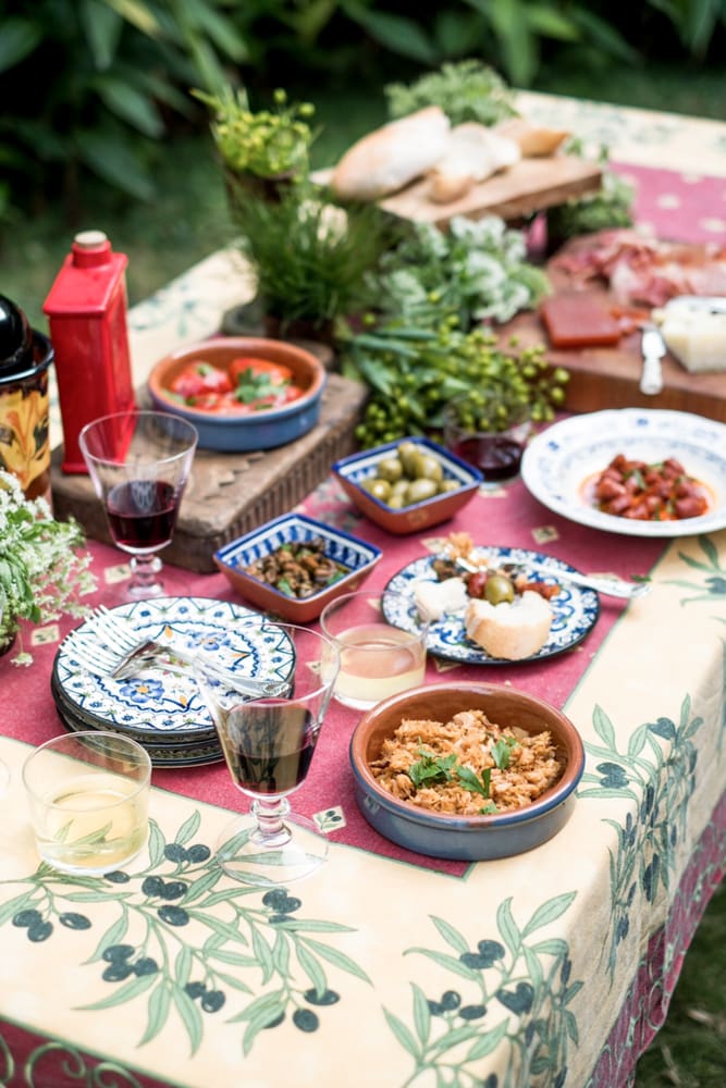 Spanish Tapas Spread