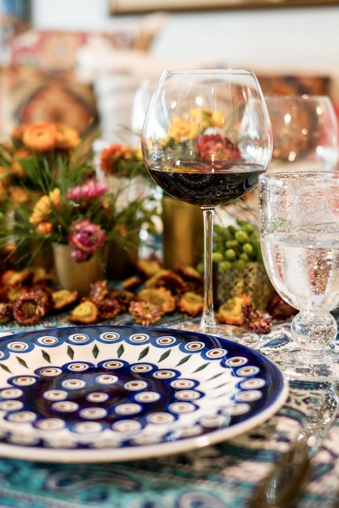 Indian Dinner setting