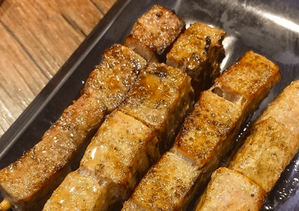 Wagyu cubes from Kikufuji;  IMAGE: Chino R. Hernandez