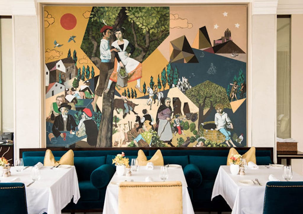 Mirèio is reminiscent of sun-drenched cafes at Provance, France