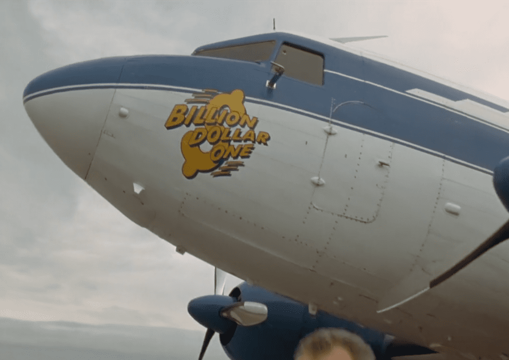 The Rich family's private plane called Million Dollar One