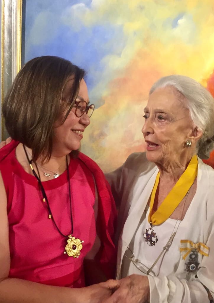 Betsy Westerndorp with Thelma San Juan