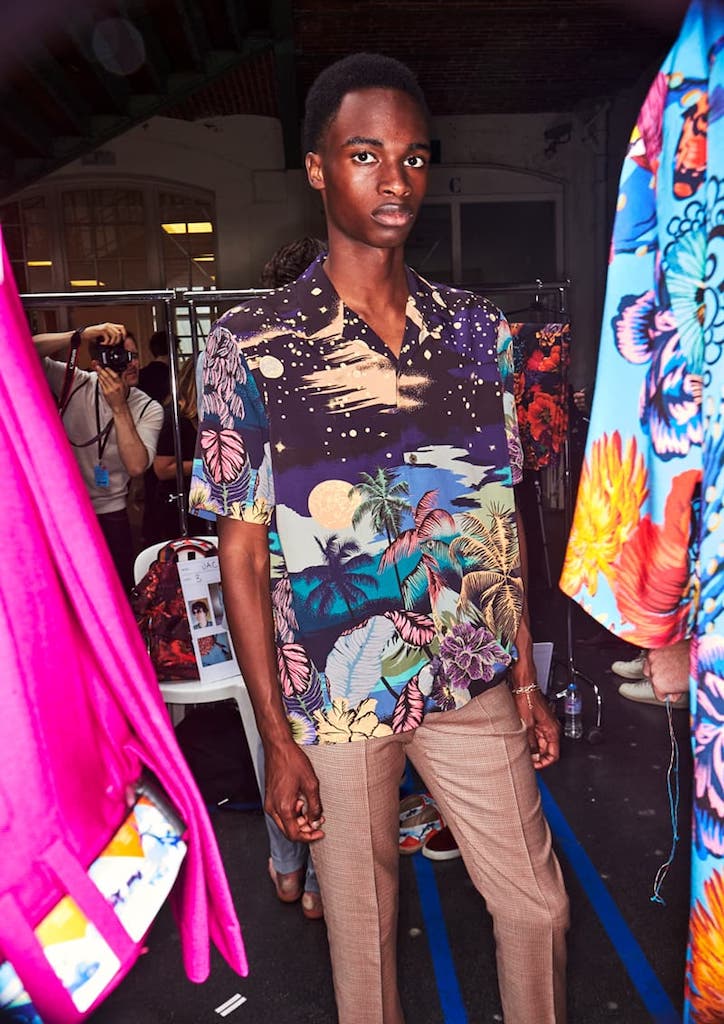 Backstage of the Paul Smith - Stories Spring/Summer 2018 runway show