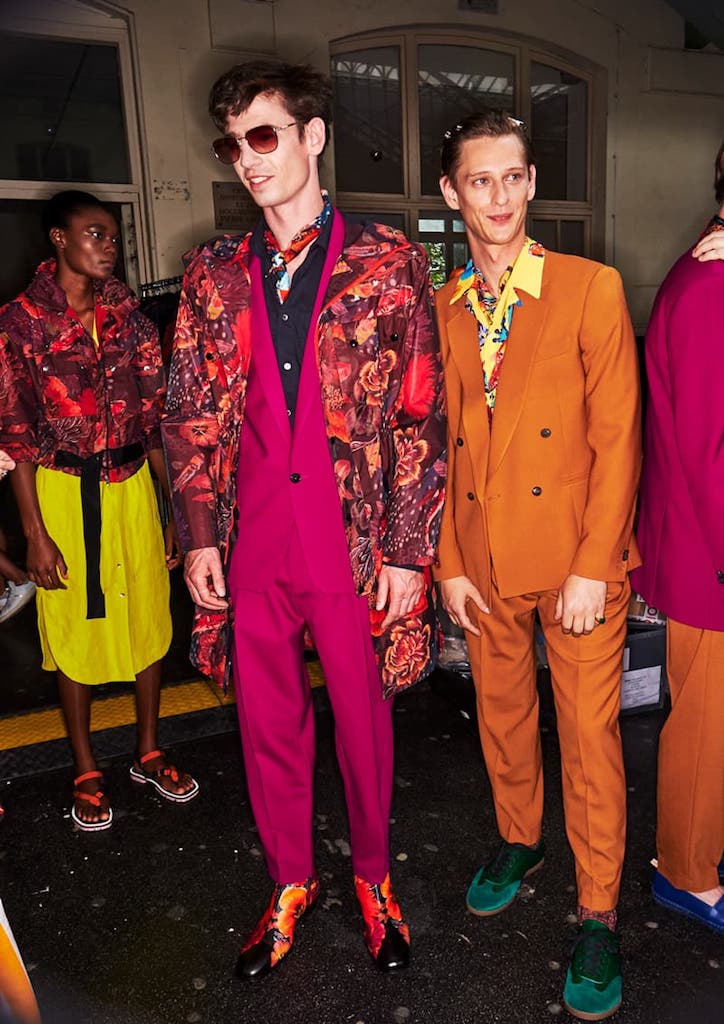 Backstage of the Paul Smith - Stories Spring/Summer 2018 runway show