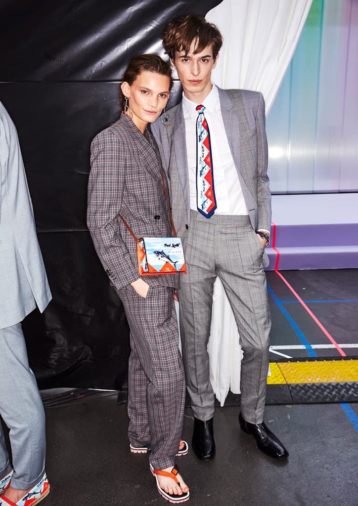 Backstage of the Paul Smith - Stories Spring/Summer 2018 runway show