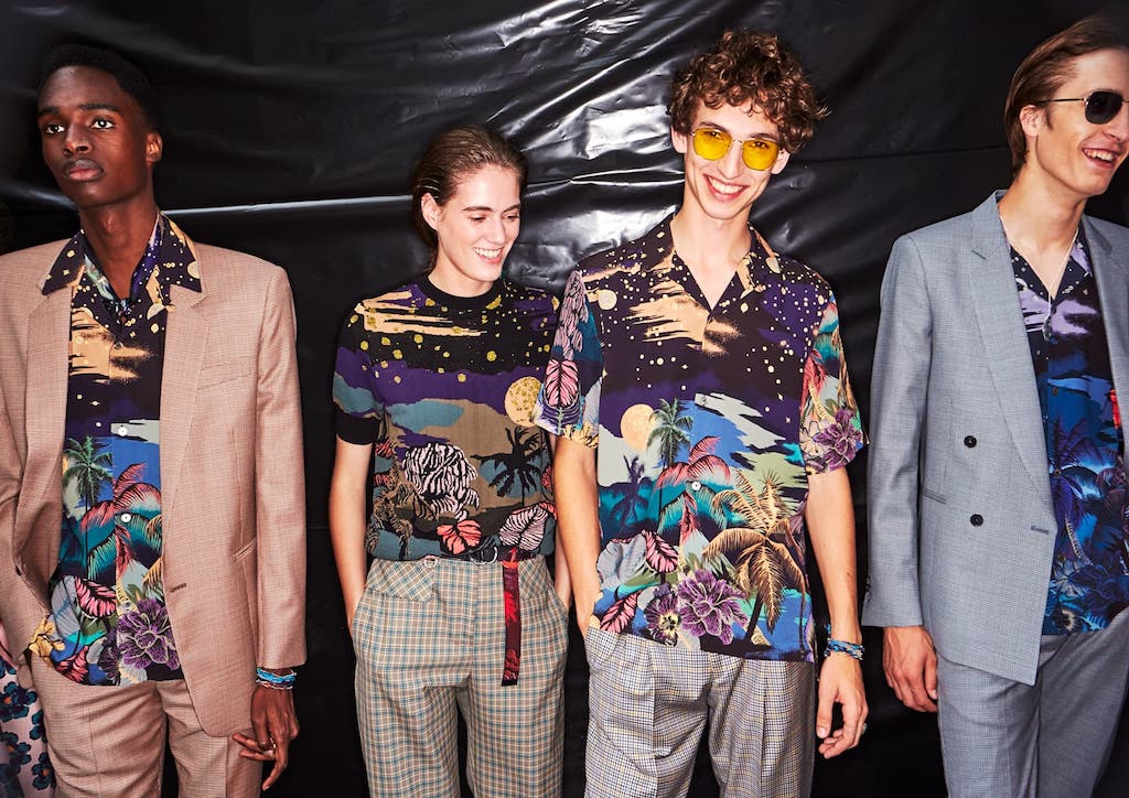 Backstage of the Paul Smith - Stories Spring/Summer 2018 runway show
