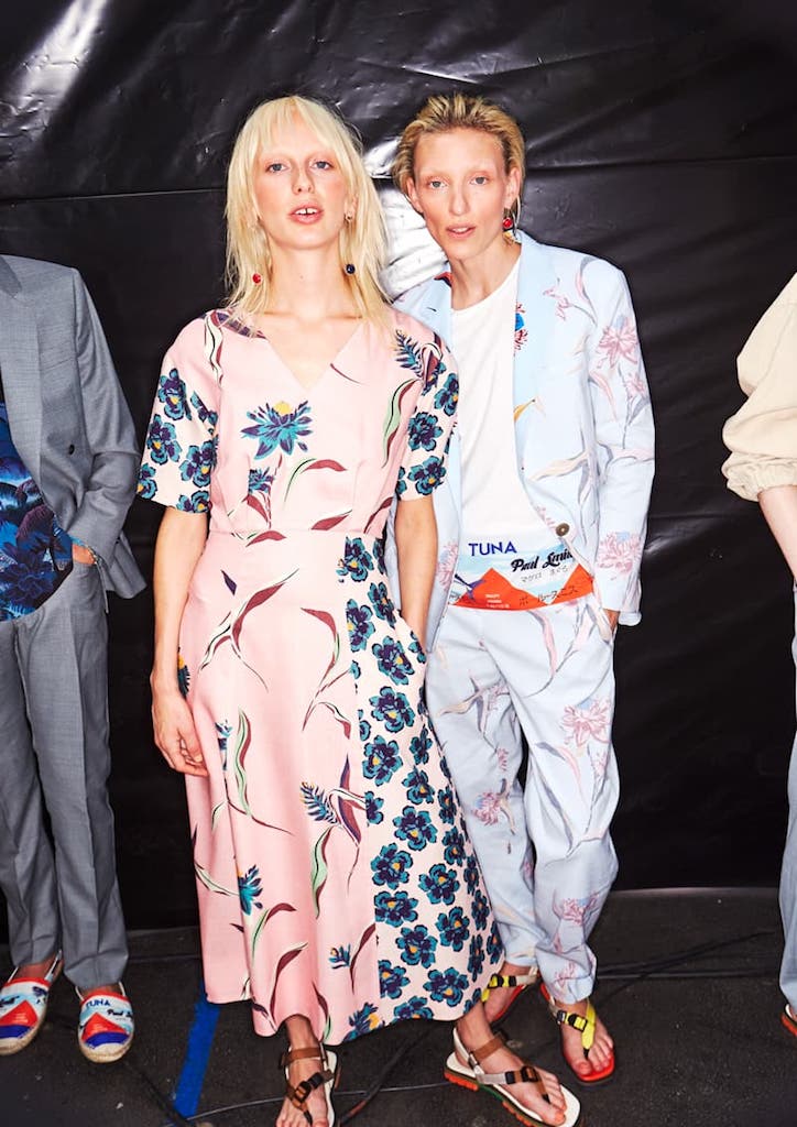 Backstage of the Paul Smith - Stories Spring/Summer 2018 runway show