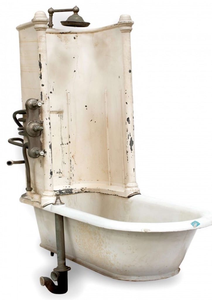 The very first bathtub at The Ritz