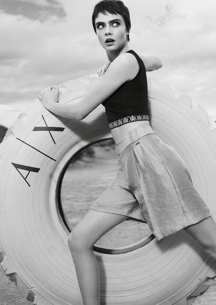 Cara Delevingne in AX Spring-Summer 2018 