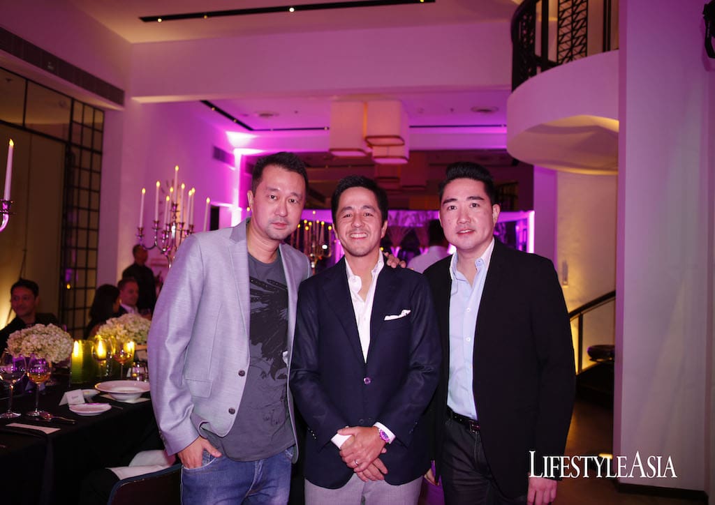 Chris Dizon, Aston Marton President Marc Tagle, Moises Go