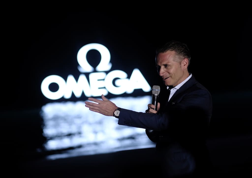 Raynald Aeschlimann during the gala dinner