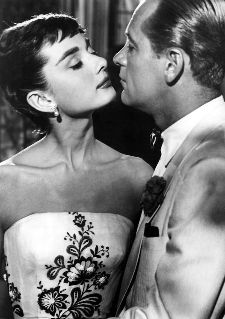 Audrey Hepburn and William Holden in Sabrina (1954)