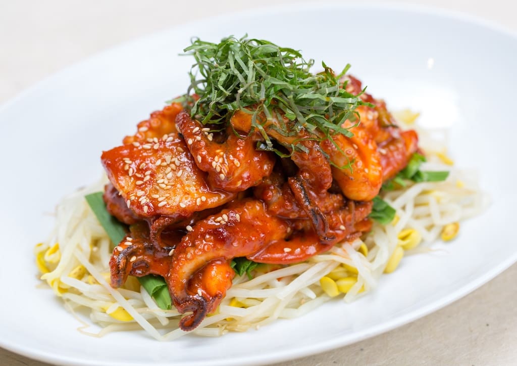 Sautéed Small Octopus