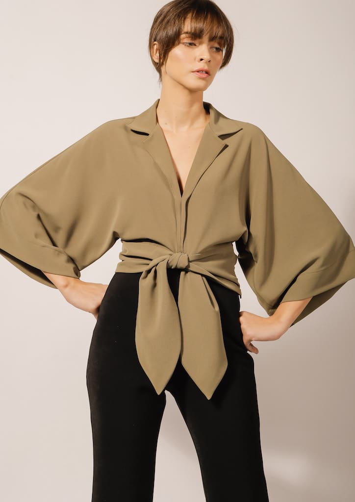 Atelier Patty Ang MARA Top Brown