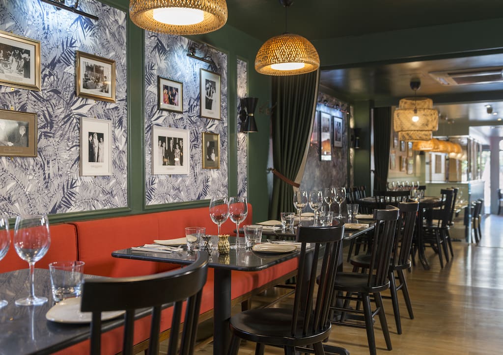 Design director Karen Soriano artfully transformed the interiors of the Georgian Townhouse with Filipino elements and Romulo Memorbillia