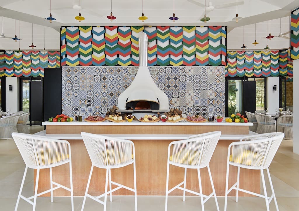 The brick oven at Brezza provides Italian favorites with an authentic flair