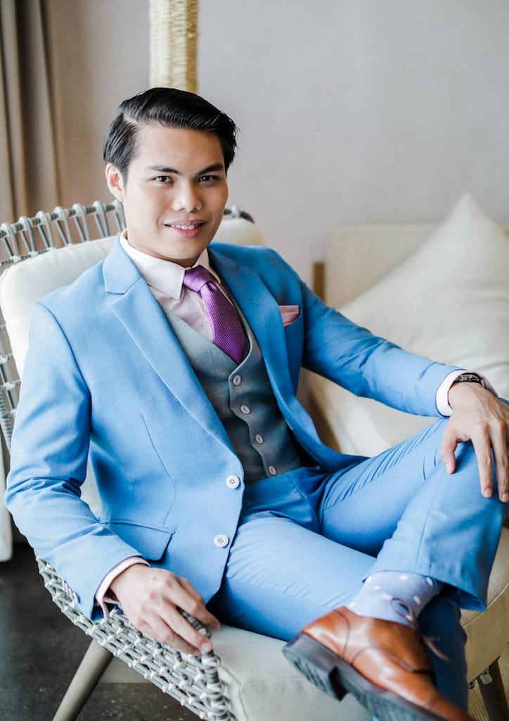 The groom Vince Murga