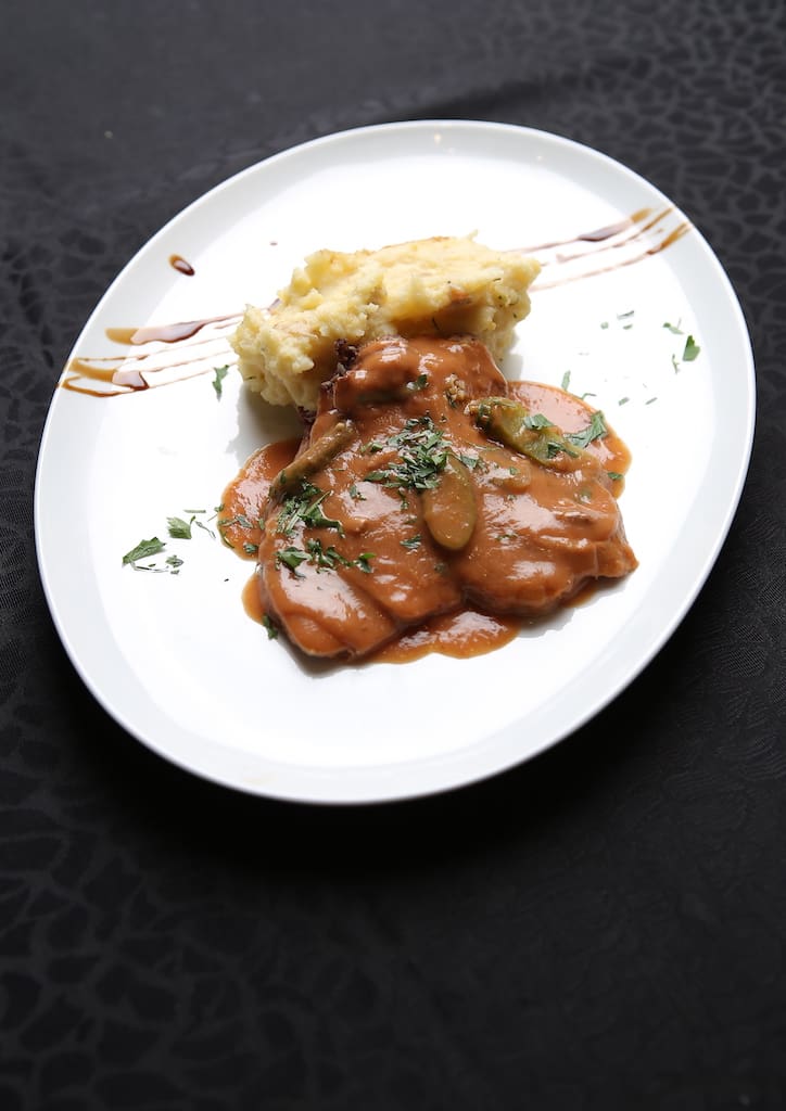 Beef Tongue with Pickle Sauce