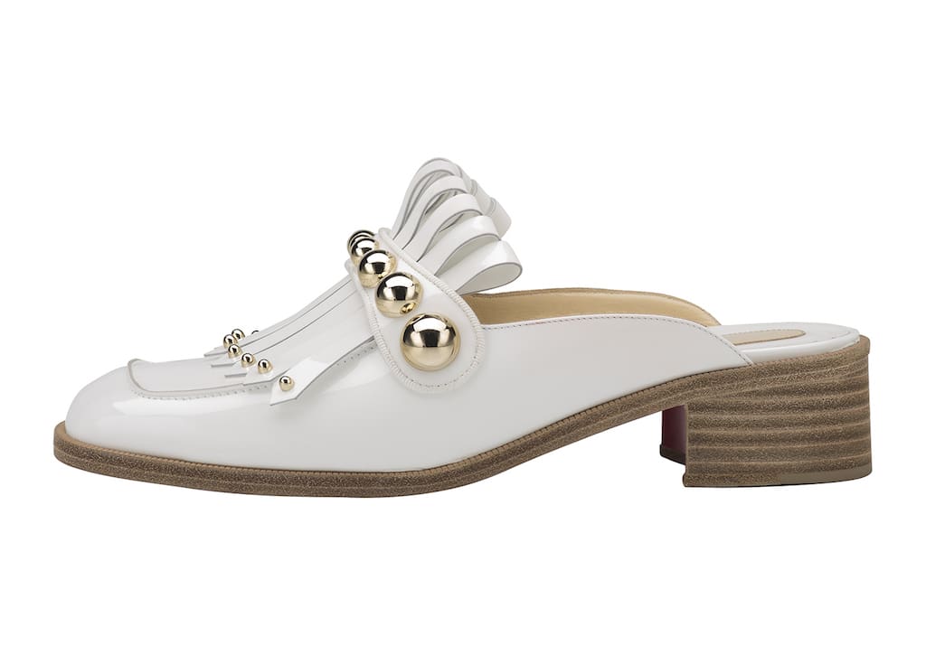 Christian Louboutin SS 2018 Octavian Mula Latte Patent