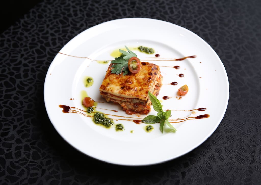 Christine Sandejas’ family favorite Beef Lasagna prepared in collaboration with French Chef Julien Cossé