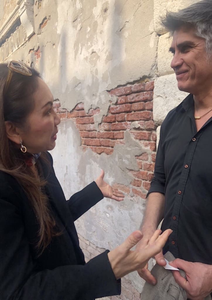 Lifestyle Asia EIC Sobrepeña with Chilean architect Alejandro Aravena, 2016 Director of the Venice Architecture Biennale